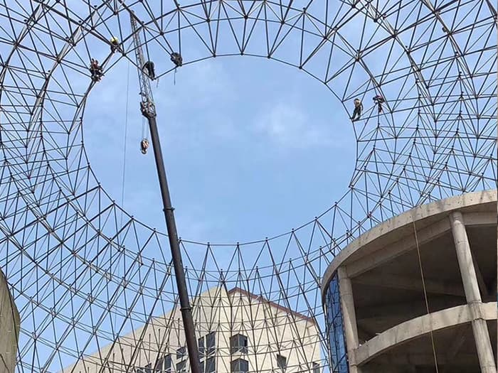 江都网架螺栓球加工流程