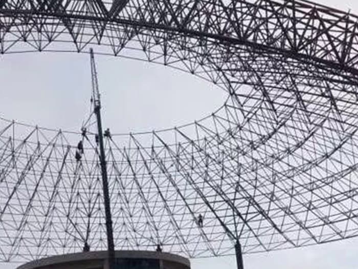 江都篮球馆球形网架厂家价格